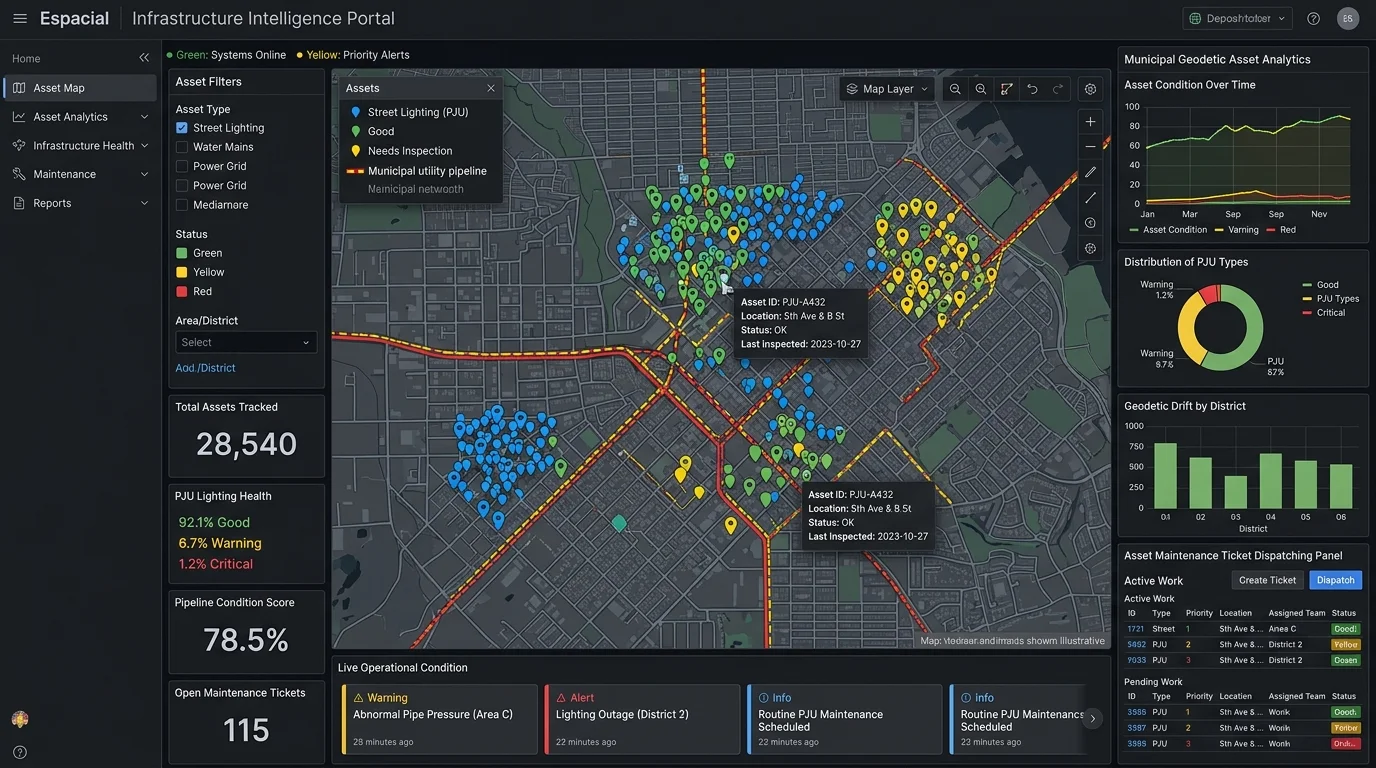 Sistem Inventarisasi Aset Infrastruktur Dashboard